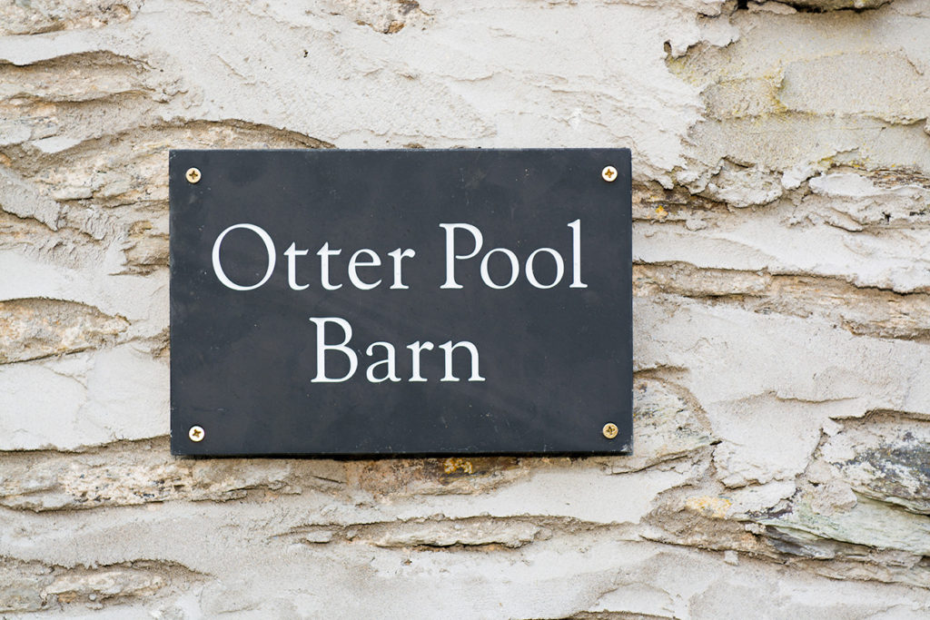 Otter Pool Barn Sign